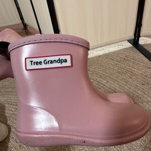 Kids Pink Rain Boot